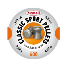 Пули пневм. Люман Classik Pellets Sport 4,5мм 0,52гр, 400 шт