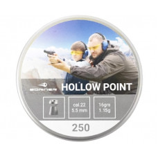 Пули пневм. Borner «Hollow Point» 5,5мм, 1,15гр 250шт.