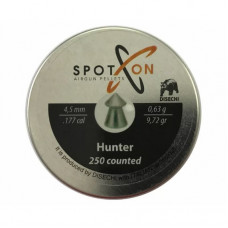 Пули пневм. Spoton Hunter 4,5мм, 0,63гр. 250шт.