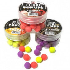 Бойлы Ultrabaits плавающие Fluro POP-UPS 10мм 30шт фрутти