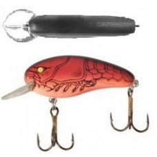 Воблер Bomber Flat A B02FA 6,4см 10,5гр (crank/troll 0,9-1,5м/1,5-1,8м) Apple Red Crawdad