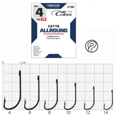 Крючок Cobra CA116 Allround №10 10шт