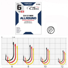 Крючок Cobra CA121 Allround MIX №10 10шт