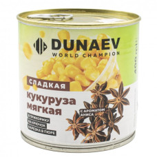 Добавка Dunaev Кукуруза мягкая 400мл банка, анис