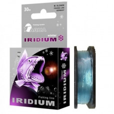 Леска Aqua IRIDIUM 30м гол. 0.12 1,80кг